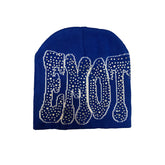 Blue ‘Rhinestone’ Beanie