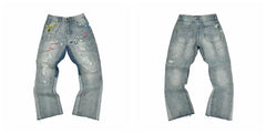 Gallery Dept Embroidered Loose Jeans