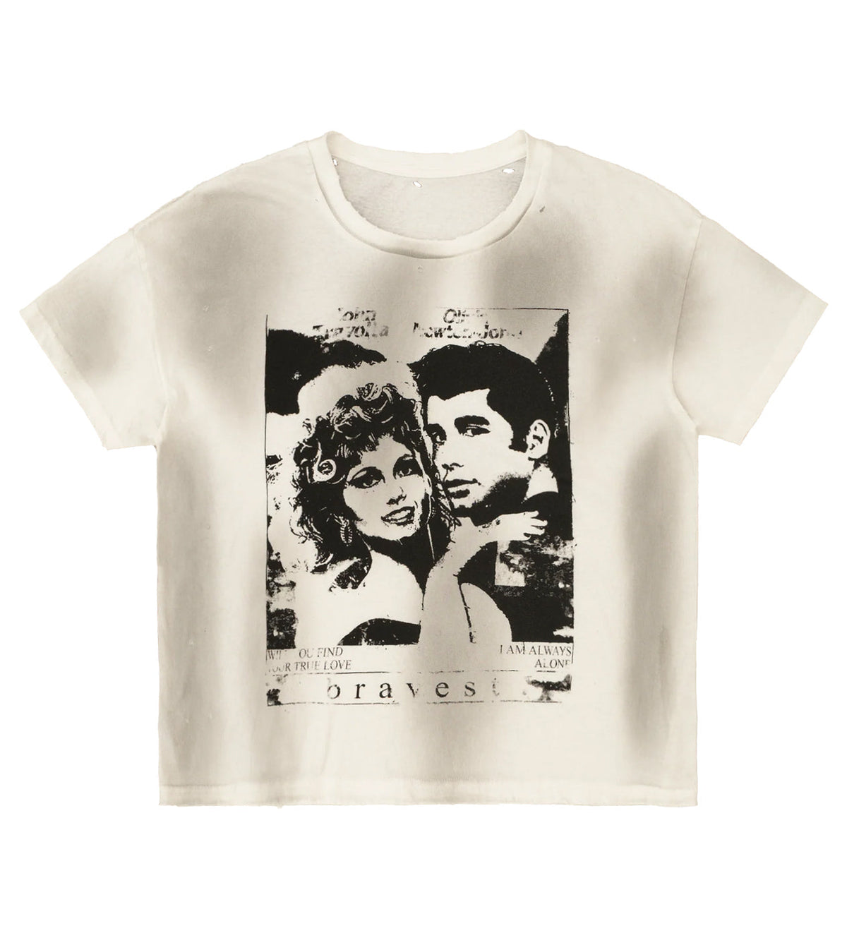 Bravest Studios Greaser Vintage Tee Dirty White