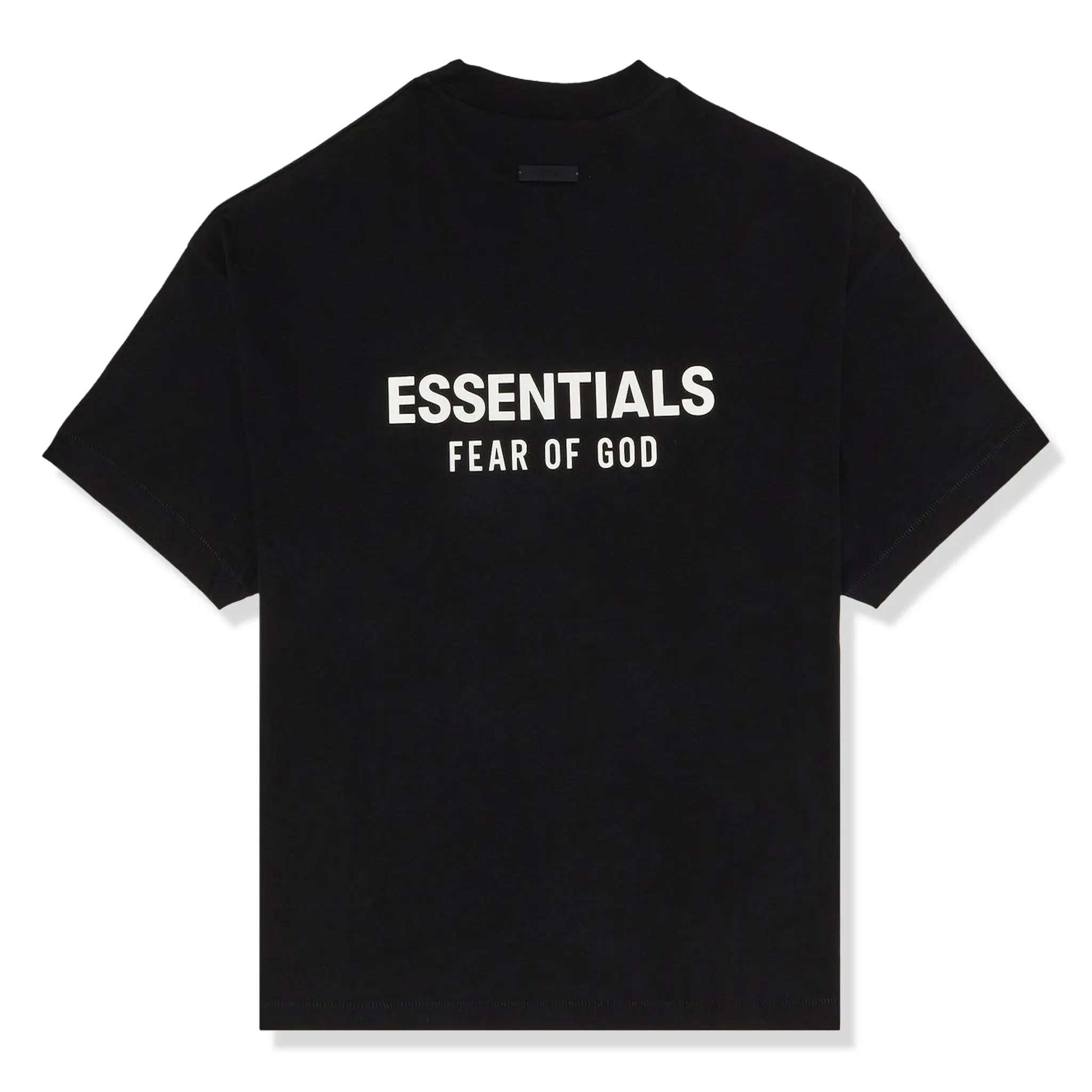 Fear Of God Essentials Jersey Crewneck Black T Shirt